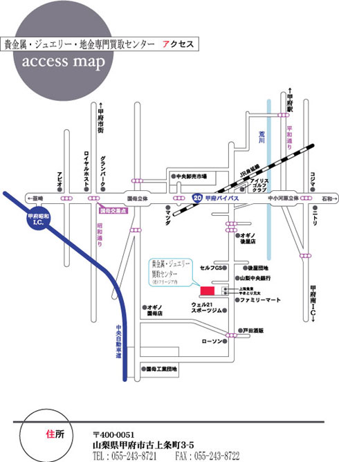 ���X�܂ł̒n�}